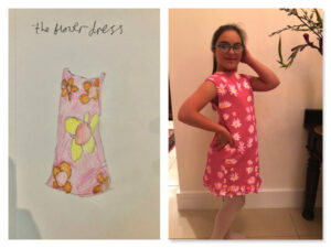 ART AT HOME: Artists collaborate to design and make dream dress at home 2