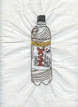 Andrew johnstone pepsi 2017 embroidery on fabric 326x450 image