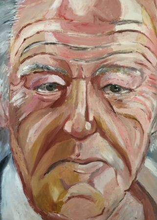Acrylic portrait painted by George Parker-Conway