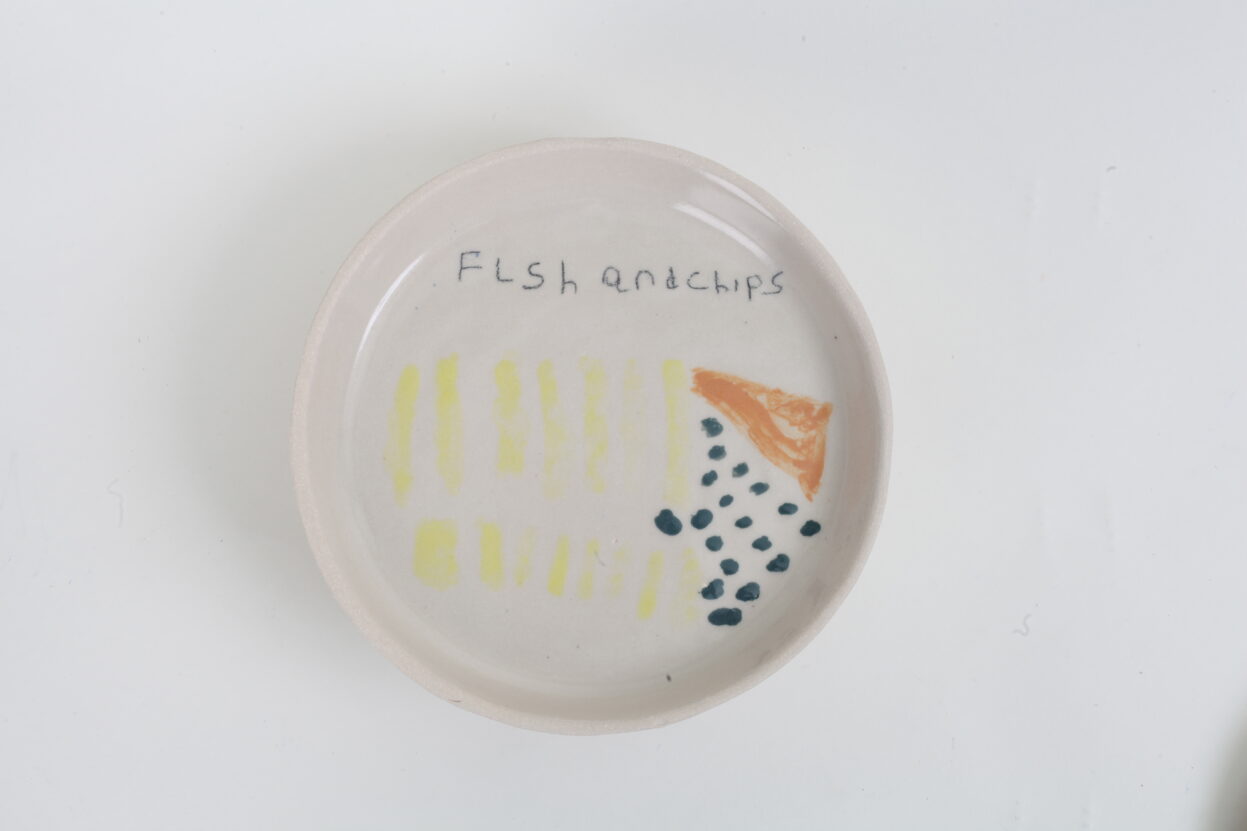 Terry williams fish and chips 2021 ceramics 175x175x19mm image