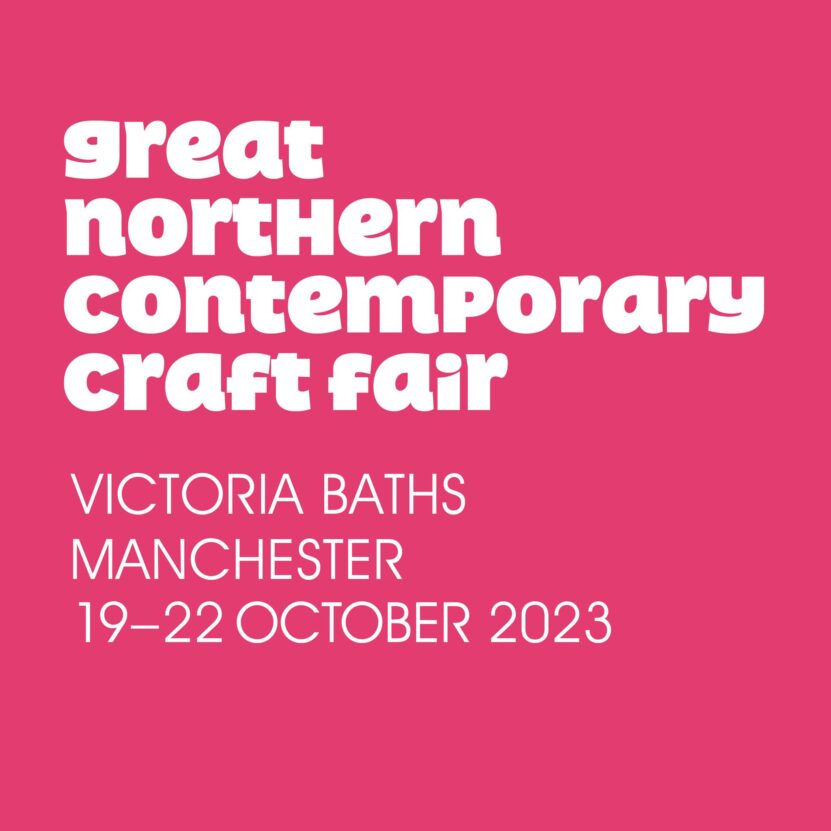Great Northern Contemporary Craft Fair graphic displaying the date, 19th - 22nd October