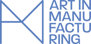 The logo for Art in Manufacturing