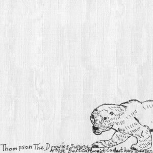 A5 Print - hand drawn illustration of a polar bear, on white photo rag paper, by Leslie Thompson