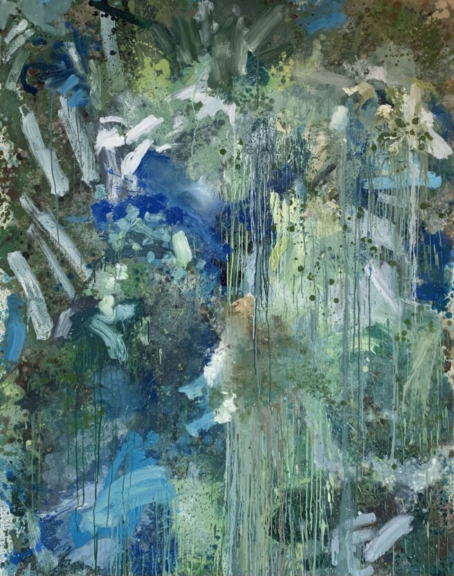 Adam_rawlinson_160cm_x_200cm_oil_on_canas_its_nice_to_be_alive_2023_ 2 image