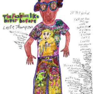 Front colour of Leslie Thompson's zine; The Fashion Like Never Before