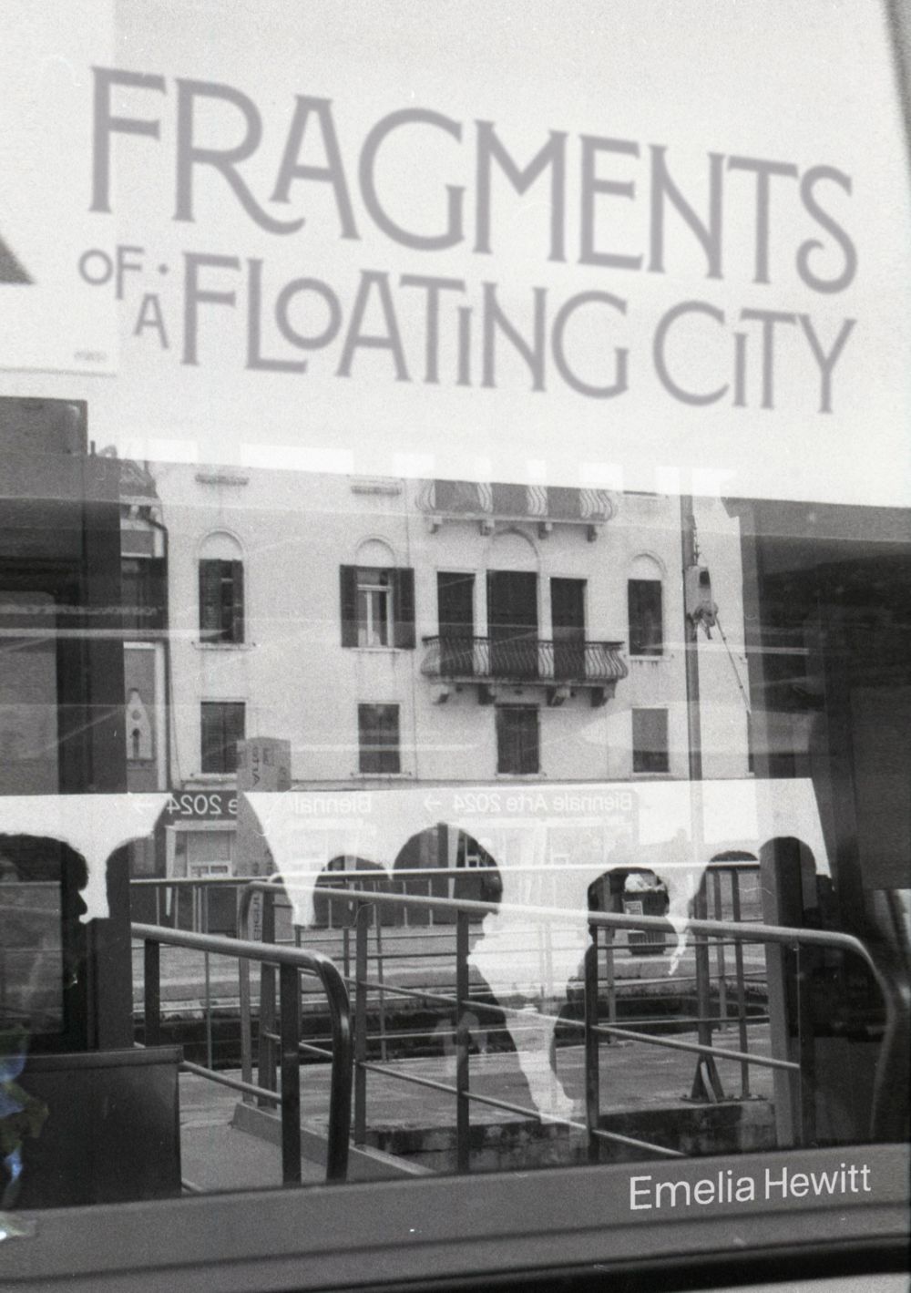Front cover of Emelia Hewitt's photography book - Fragments of a Floating City