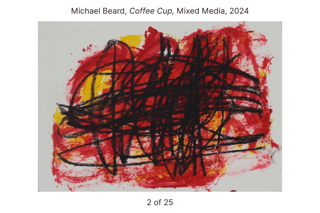 Michael Beard's original artwork - 2 of 25 from the Coffee Cup series