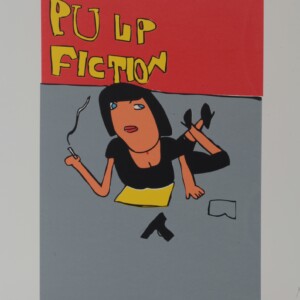 Original artwork by Josh Brown - limited edition screen print 'Pulp Fiction'