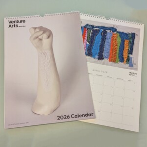 Venture Arts 2026 Calendar - two printed A3 calendars