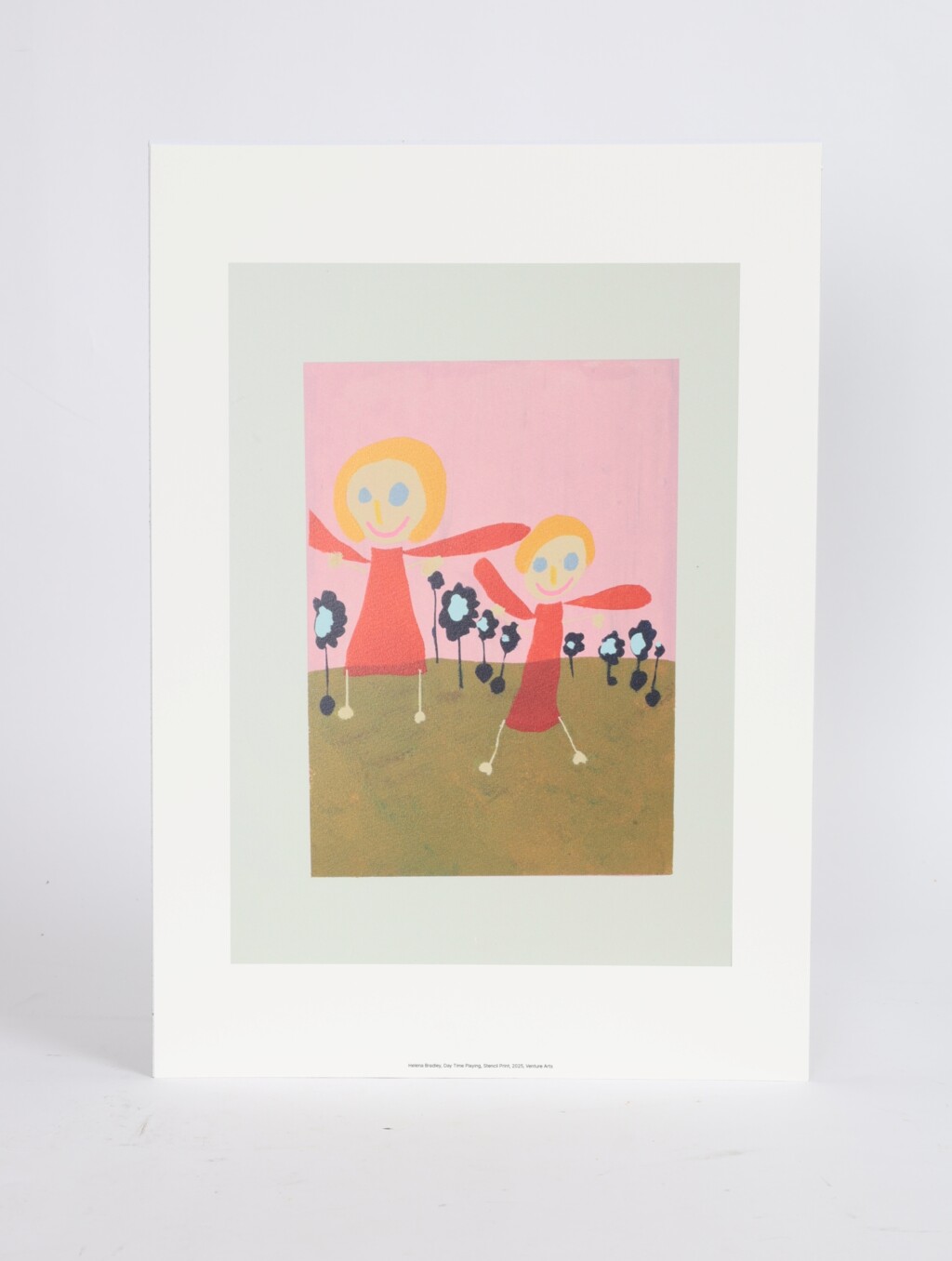 A3 Print by Helena Bradley - reproduction print featuring fairies against a pink background