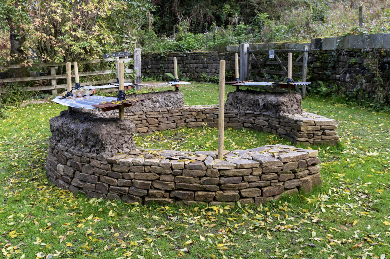 A sculpture by Anna Clough, a Venture Arts collaborating artist.